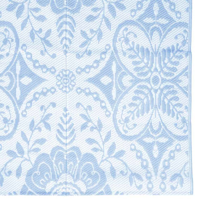 Tapete de exterior 160x230 cm ARAKIL PP azul-bebé