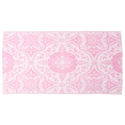 Tapete de exterior 120x180 cm ARAKIL PP cor-de-rosa