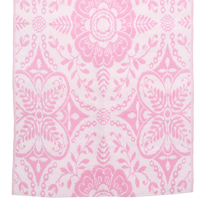 Tapete de exterior 120x180 cm ARAKIL PP cor-de-rosa