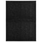 Tapete de porta lavável 90x120 cm preto