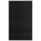 Tapete de porta lavável 90x150 cm preto