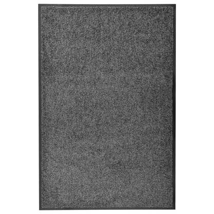 Tapete de porta lavável 60x90 cm antracite