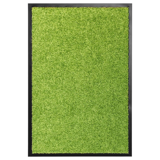 Tapete de porta lavável 40x60 cm verde