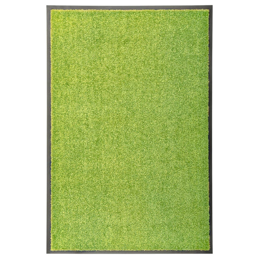 Tapete de porta lavável 60x90 cm verde