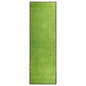 Tapete de porta lavável 60x180 cm verde