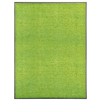 Tapete de porta lavável 90x120 cm verde