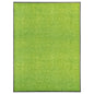 Tapete de porta lavável 90x120 cm verde