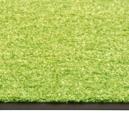 Tapete de porta lavável 90x120 cm verde