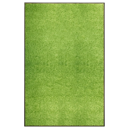 Tapete de porta lavável 120x180 cm verde