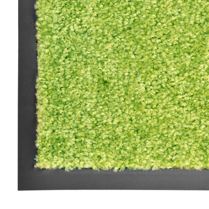 Tapete de porta lavável 120x180 cm verde