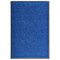 Tapete de porta lavável 60x90 cm azul
