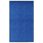 Tapete de porta lavável 90x150 cm azul