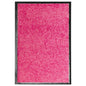 Tapete de porta lavável 40x60 cm rosa