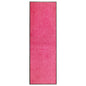 Tapete de porta lavável 60x180 cm rosa