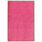 Tapete de porta lavável 120x180 cm rosa