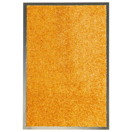 Tapete de porta lavável 40x60 cm laranja