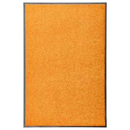 Tapete de porta lavável 60x90 cm laranja