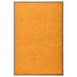 Tapete de porta lavável 60x90 cm laranja