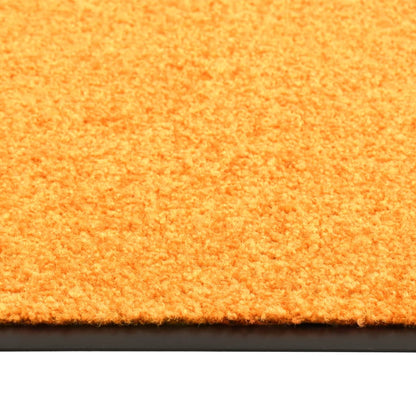 Tapete de porta lavável 60x90 cm laranja