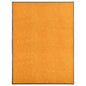 Tapete de porta lavável 90x120 cm laranja