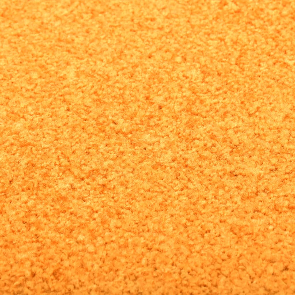 Tapete de porta lavável 90x120 cm laranja