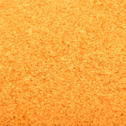 Tapete de porta lavável 90x120 cm laranja