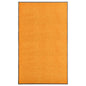 Tapete de porta lavável 90x150 cm laranja
