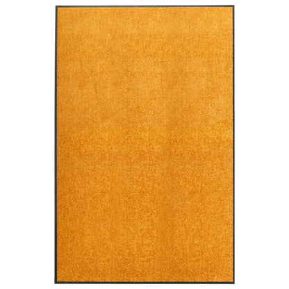 Tapete de porta lavável 120x180 cm laranja
