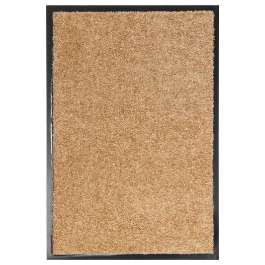 Tapete de porta lavável 40x60 cm creme