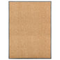 Tapete de porta lavável 90x120 cm creme