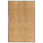 Tapete de porta lavável 120x180 cm creme