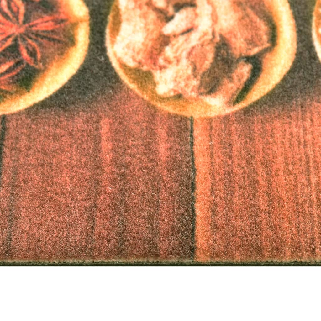 Tapete de cozinha lavável com design de colheres 60x180 cm