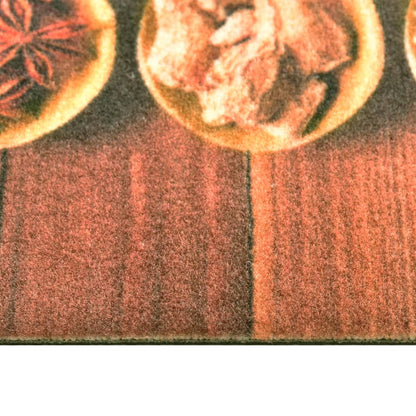 Tapete de cozinha lavável com design de colheres 60x180 cm