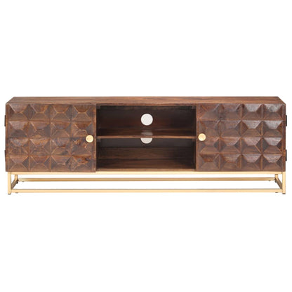 Móvel de TV madeira de mangueira maciça