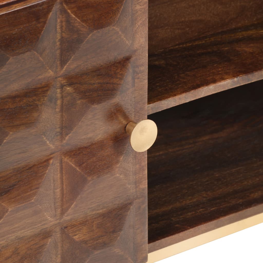 Móvel de TV madeira de mangueira maciça