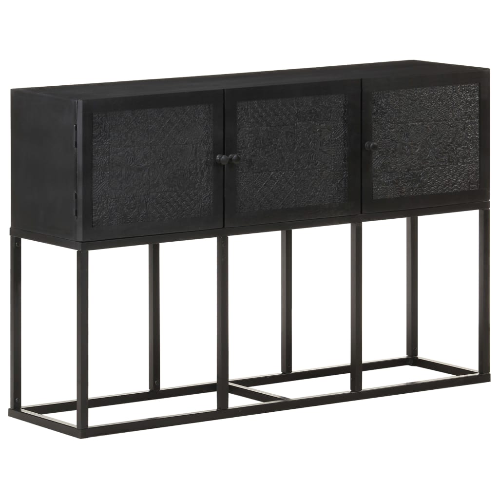 Aparador 115x30x76 cm madeira de mangueira maciça