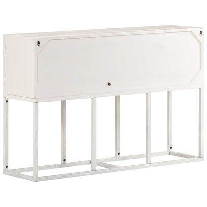 Aparador 115x30x76 cm madeira de mangueira maciça