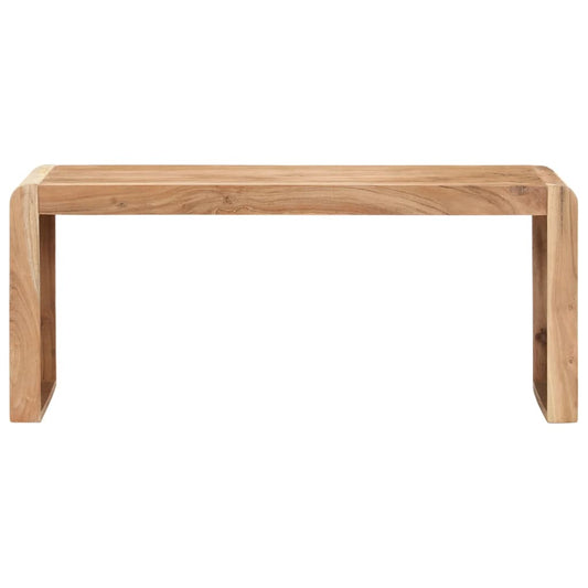 Banco 110x38x46 cm madeira de acácia maciça