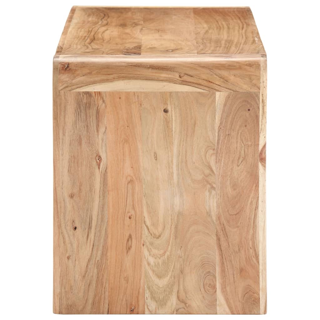 Banco 110x38x46 cm madeira de acácia maciça