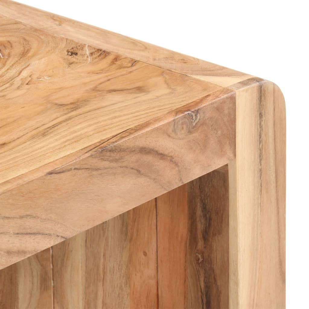 Banco 110x38x46 cm madeira de acácia maciça
