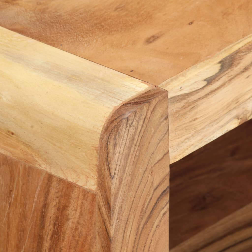 Móveis de TV cm madeira de acácia maciça, 2 pcs