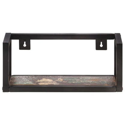 Prateleiras de parede 2 pcs 40 cm madeira recuperada maciça