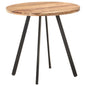 Mesa de jantar 80 cm madeira de acácia maciça