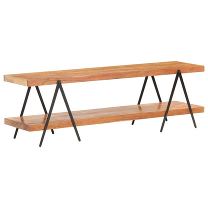 Móvel de TV madeira de acácia maciça