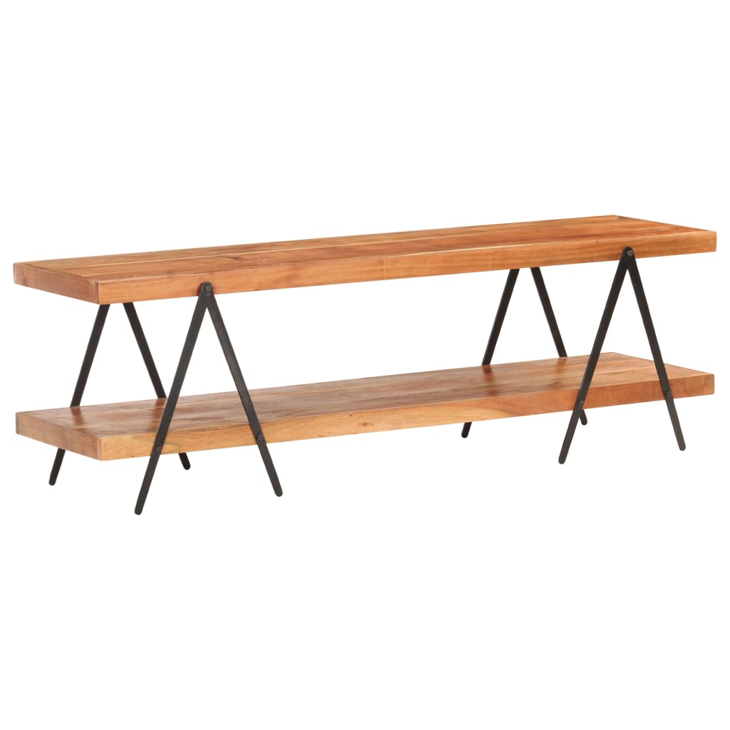 Móvel de TV madeira de acácia maciça