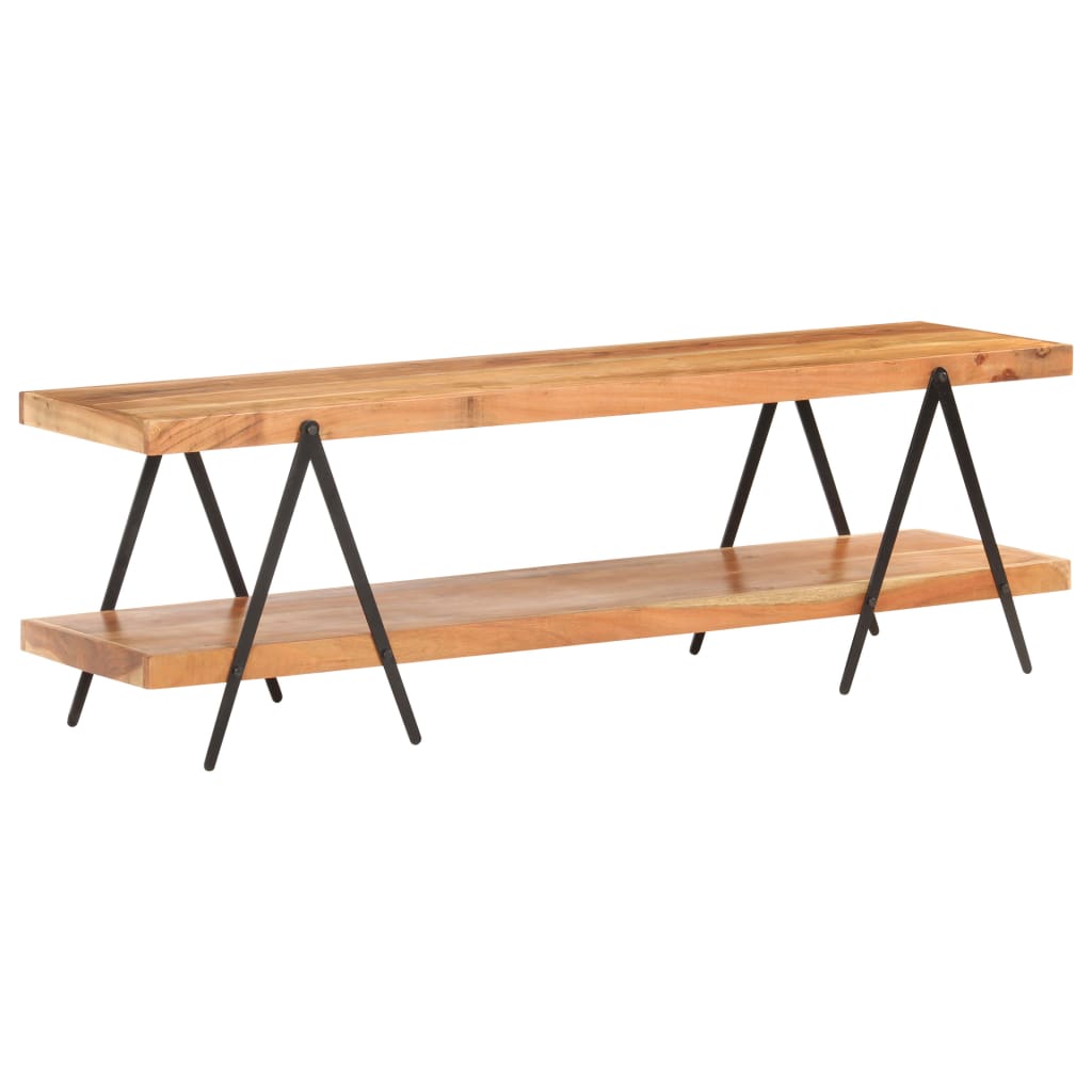 Móvel de TV madeira de acácia maciça