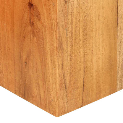 Suportes para plantas 2 pcs madeira de acácia maciça