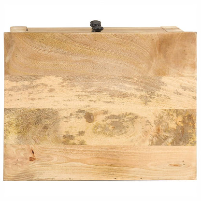 Mesa de cabeceira 45x35x60 cm madeira de mangueira maciça