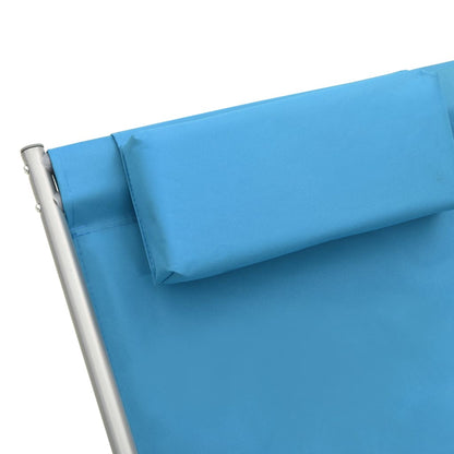 Cadeiras de baloiço 2 pcs aço azul