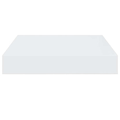 Prateleiras de parede suspensas 2 pcs 23x23,5x3,8cm MDF branco